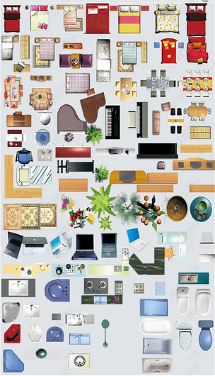 解锁灵感 详解18296893号室内设计彩色平面图PSD分层文件的价值与应用