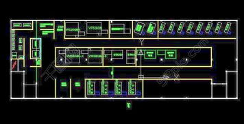 北京某工厂平面布局图室内设计图免费获取指南 DWG格式与编号14682066解析